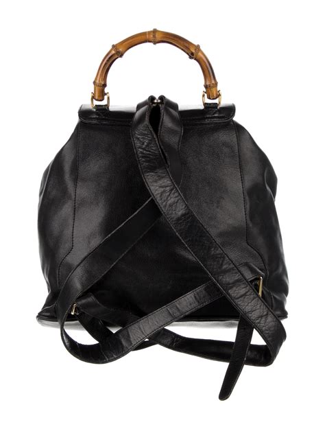 bamboo bar tracolla gucci grande|Gucci bamboo backpack.